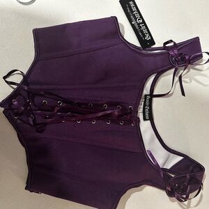 Purple Corset Top